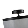 Artcraft Lighting Cora Integrated LED Semi Flush Mount, Silver (AC11893SL)