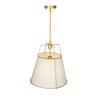 Artcraft Lighting Pullman Collection 3-Light Pendant Brass (SC13363BR)