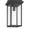 Artcraft Lighting Madrid 1 Light Outdoor Pendant, Black (AC8185BK)