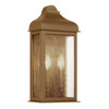 Artcraft Lighting Madrid 2 Light Outdoor Wall Sconce, Weathered Brass (AC8186WB)