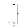 Artcraft Lighting Snowflake 1 Light Integrated LED Pendant, Satin Brass (AC12150BB)