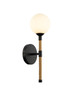 Artcraft Lighting Capilano Collection 1-Light Sconce Black (AC11847BK)