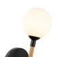 Artcraft Lighting Capilano Collection 1-Light Sconce Black (AC11847BK)