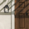 Mercer 1 Light Outdoor Wall In Natural Black With Seeded Glass (4309-OWM NB-SD)
