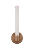 Alina 1 Light LED Wall Sconce in Satin Brass (20105SB-LED)