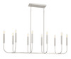 Traci 10 Light Island in Brushed Polished Nickel (59870-BNK)