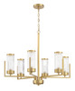 Requires 6 Candelabra Base 60 Watt Bulbs (Not Included) (60126-SB)