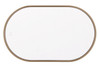 Rachel 24"x 40" Framed Oval Edge Lit LED Mirror, Defogger & Dimmer, 3000-5000K, in Satin Brass (MIR2405OVL-SB3C)