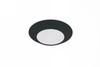 Slim Line 6" (7.5" Overall) 1 Light LED Flush in Flat Black; 5CCT Selectable 2700-5000K (X9306-FB-LED-5CCT)