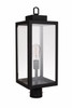 Marin 1 Light Outdoor Post Mount in Textured Black (ZA6825-TB)