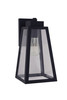 Sorano 1 Light 13.88" Outdoor Lantern in Textured Black (ZA6914-TB)
