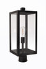 Harris 1 Light Outdoor Post Mount in Textured Black (ZA7125-TB)