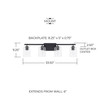 Capital Lighting Greyson 4-Light Vanity Light (128541MB-449)