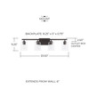 Capital Lighting Greyson 4-Light Vanity Light (128541BZ-449)