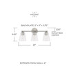 Capital Lighting Baker 3-Light Vanity Light (146931BN-533)