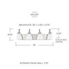 Capital Lighting Trenton 4-Light Vanity Light (115141BN-337)