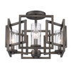 Marco Flush Mount in Gunmetal Bronze (6068-FM GMT)