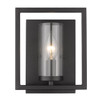 Marco 1 Light Wall Sconce in Matte Black (6068-1W BLK)