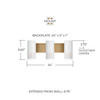 Capital Lighting Dash 3-Light Vanity Light (150231AW)
