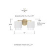 Capital Lighting Weller 2-Light Vanity Light (153021RE-549)
