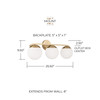 Capital Lighting Oliver 3-Light Vanity Light (AA1033MA)