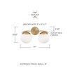 Capital Lighting Oliver 2-Light Vanity Light (AA1032MA)