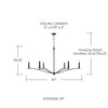 Capital Lighting Grady 6-Light Chandelier (450661BI)