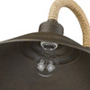 Journey 1 Light Wall Sconce in Dark Rust (3318-1W DR)