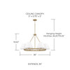 Capital Lighting Parson 6-Light Chandelier (453261MA)