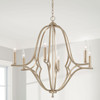 Capital Lighting Claire 6-Light Chandelier (450061BS)
