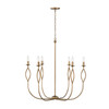 Cohen 30.50"W x 32"H 6-Light Chandelier in Mystic Luster (452562ML)