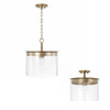 Capital Lighting Mason 1-Light Semi-Flush (246812AD)