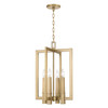 Blake 14"W x 22"H 4-Light Foyer in Aged Brass (549641AD)