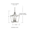 Capital Lighting Stanton 3-Light Foyer (4036BN)