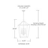 Capital Lighting Grady 4-Light Foyer (550641XW)