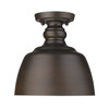 Holmes Flush Mount in Rubbed Bronze (0316-FM RBZ)