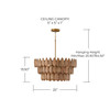 Capital Lighting Ravi 4-Light Pendant (354441LW)