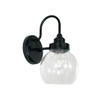 Brecken 6" W x 11" H x 8.5" E Sconce in Matte Black (AA1014MB)
