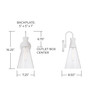 Capital Lighting Paloma 1-Light Wall Sconce (650311XW)