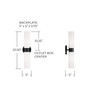 Capital Lighting Theo 2-Light Wall Sconce (652621MB)