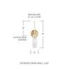 Capital Lighting Riley 1-Light Wall Sconce (AA1016SF)