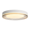 Ondulada LED Flush Mount - 16" in Sand White with Smoky Glass (9518-16 SNW-SMK)