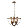 Victoria 4-Light Chandelier in Heirloom Gold (0815-4 HG)