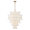 Abigail 21 Light Chandelier (ABI-2008-AG-WH)