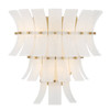 Abigail 3 Light Sconce (ABI-2002-AG-WH)