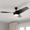 Vaxcel Odell 52-in. Ceiling Fan Black (F0096)