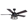 Elburn 52-in. Ceiling Fan Black (F0094)