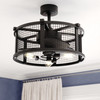Humboldt 21-in. Ceiling Fan Black (F0102)