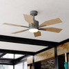 Mayfield 44-in. Ceiling Fan Charcoal Black (F0104)