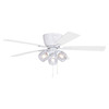 Vaxcel Brayton 52-in Ceiling Fan White (F0117)